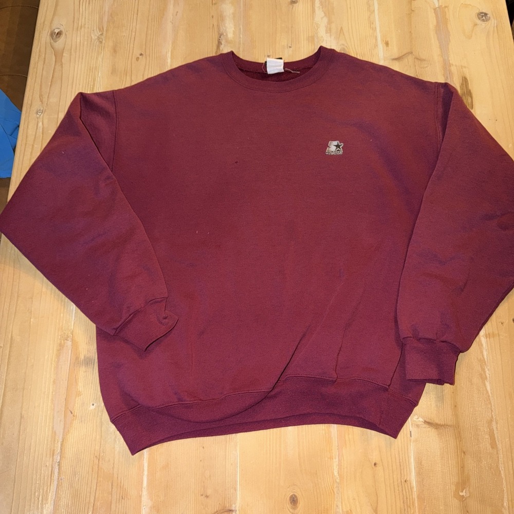 Vintage Starter Sweatshirt Crew Neck Embroidered Logo Men's‎ Size Large